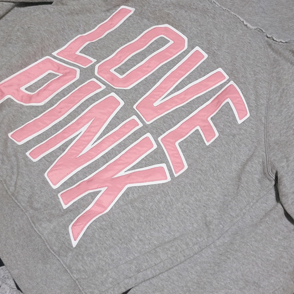 VS Pink Bundle Of 5 Sz Medium Gray Hoodies/ Sweatshirts - Picture 13 of 15
